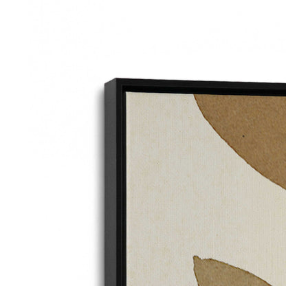 [Color:Satin Black], Picture of art in a Satin Black frame at an angle