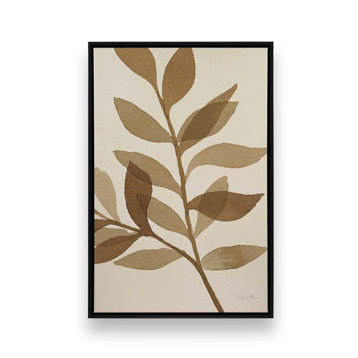 [Color:Satin Black], Picture of art in a Satin Black frame