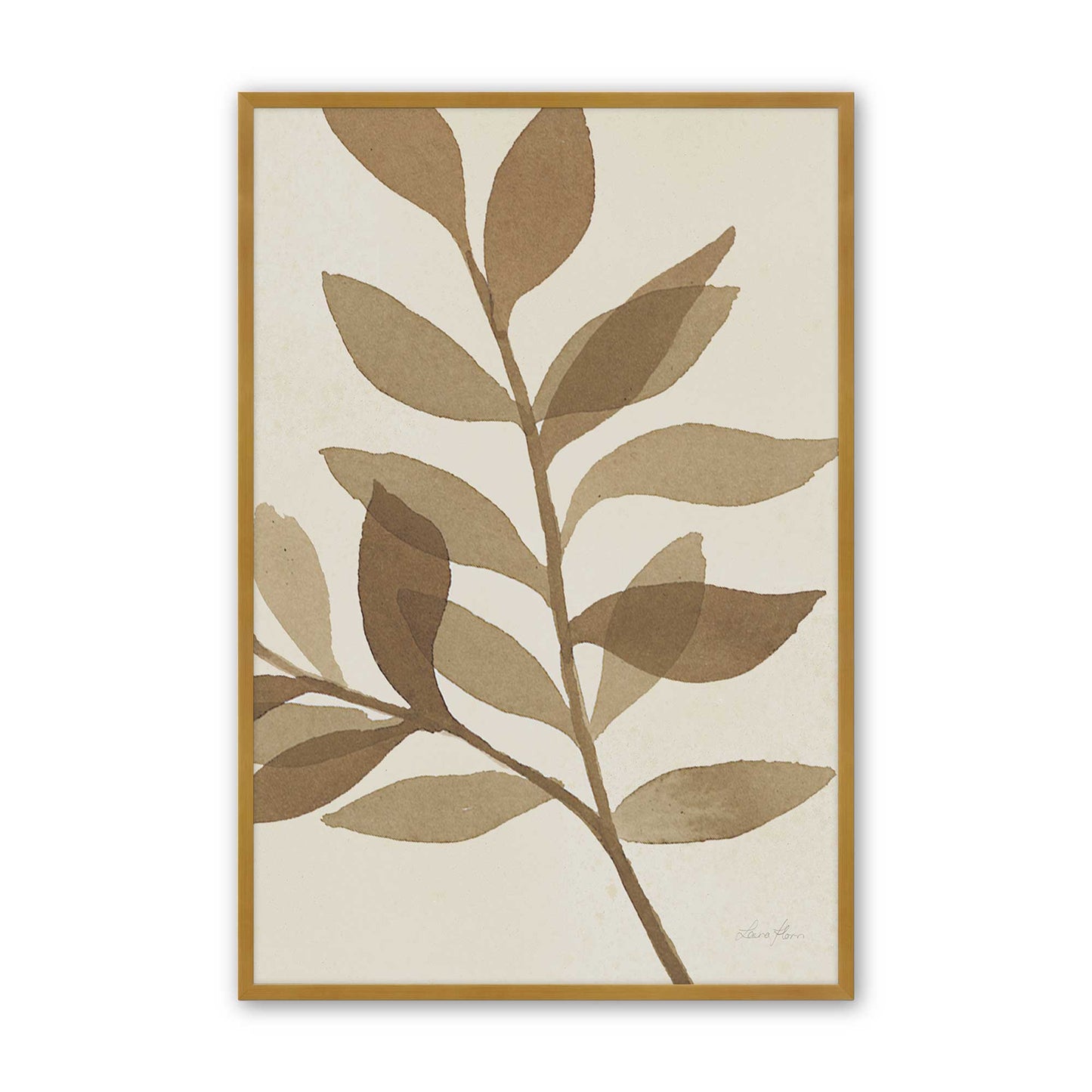 [Color:Polished Gold], Picture of art in a Polished Gold frame