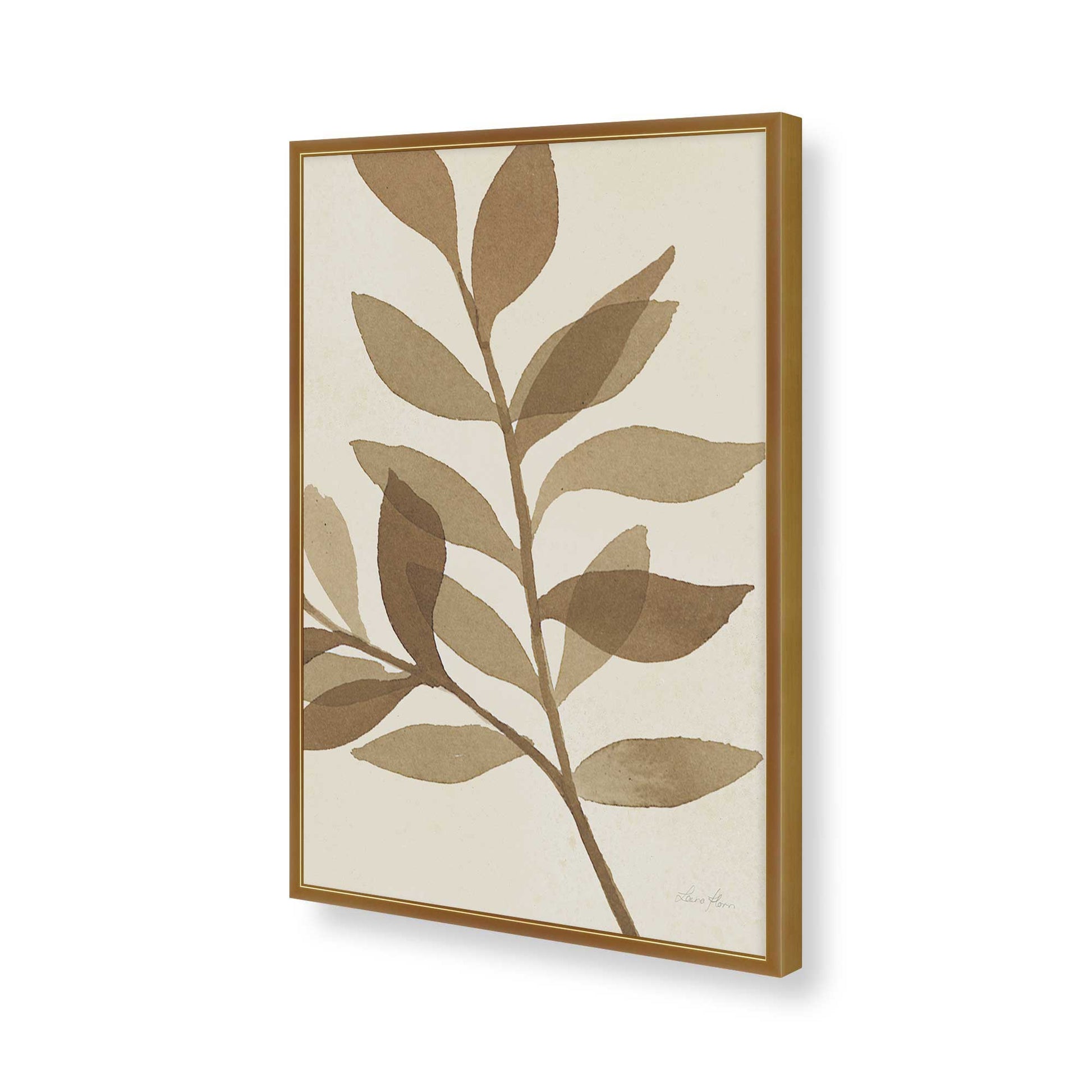 [Color:Polished Gold], Picture of art in a Polished Gold frame of the corner