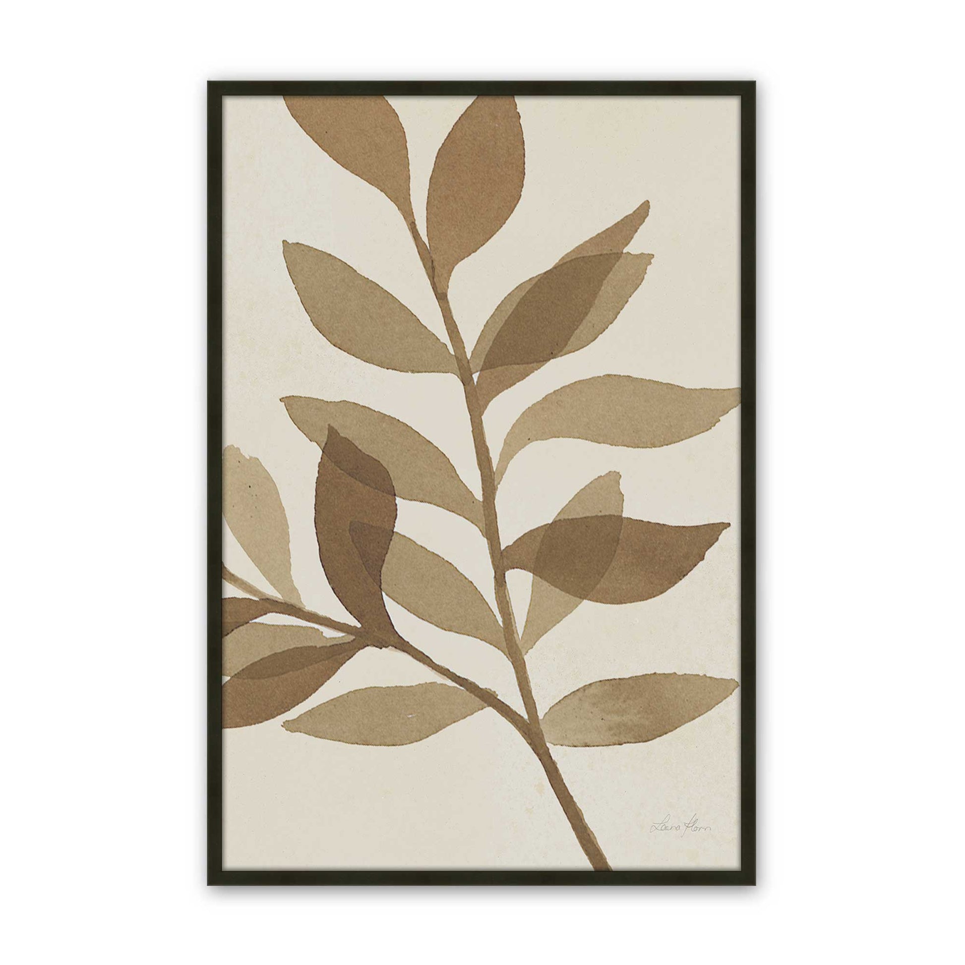 [Color:Satin Black], Picture of art in a Satin Black frame