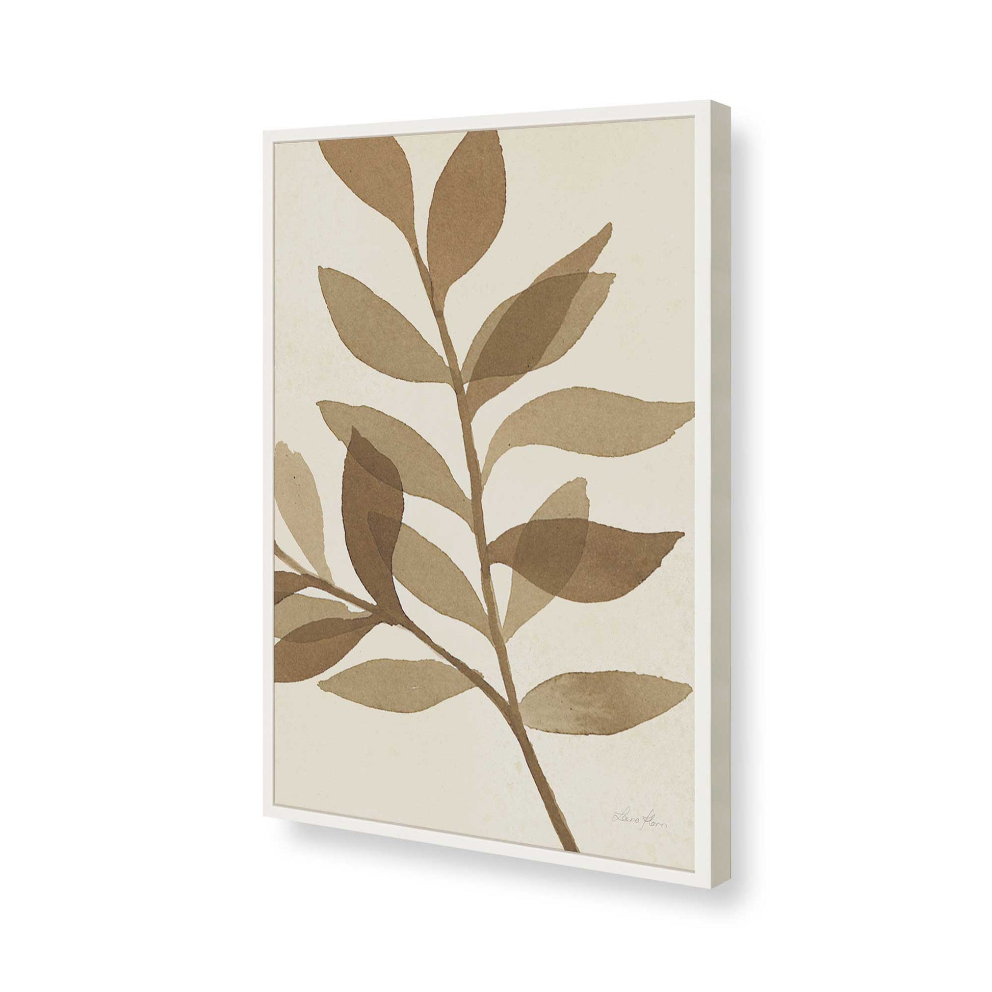 [Color:Opaque White], Picture of art in a Opaque White frame of the corner