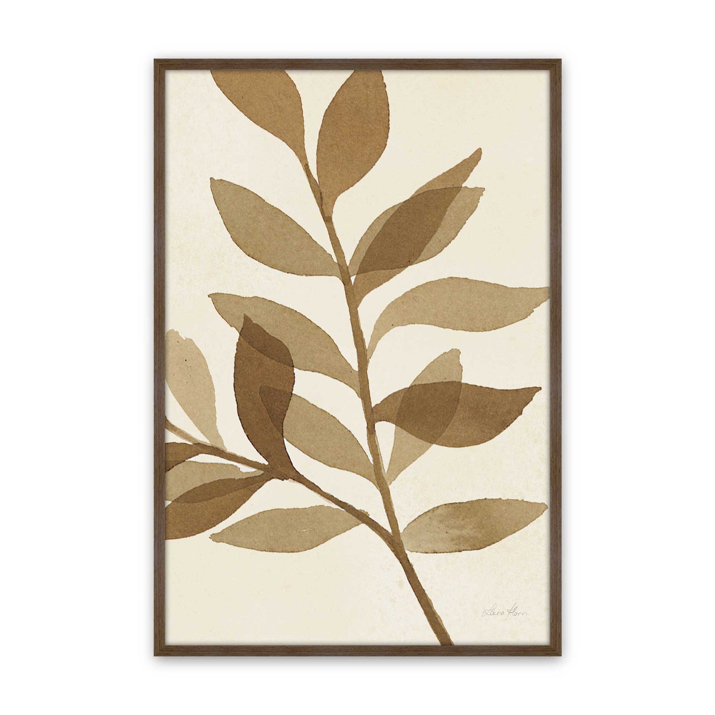 [Color:Walnut], Picture of art in a Walnut frame