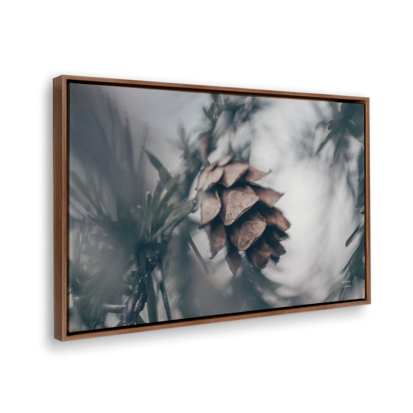 [Color:Walnut], Picture of the corner of the art