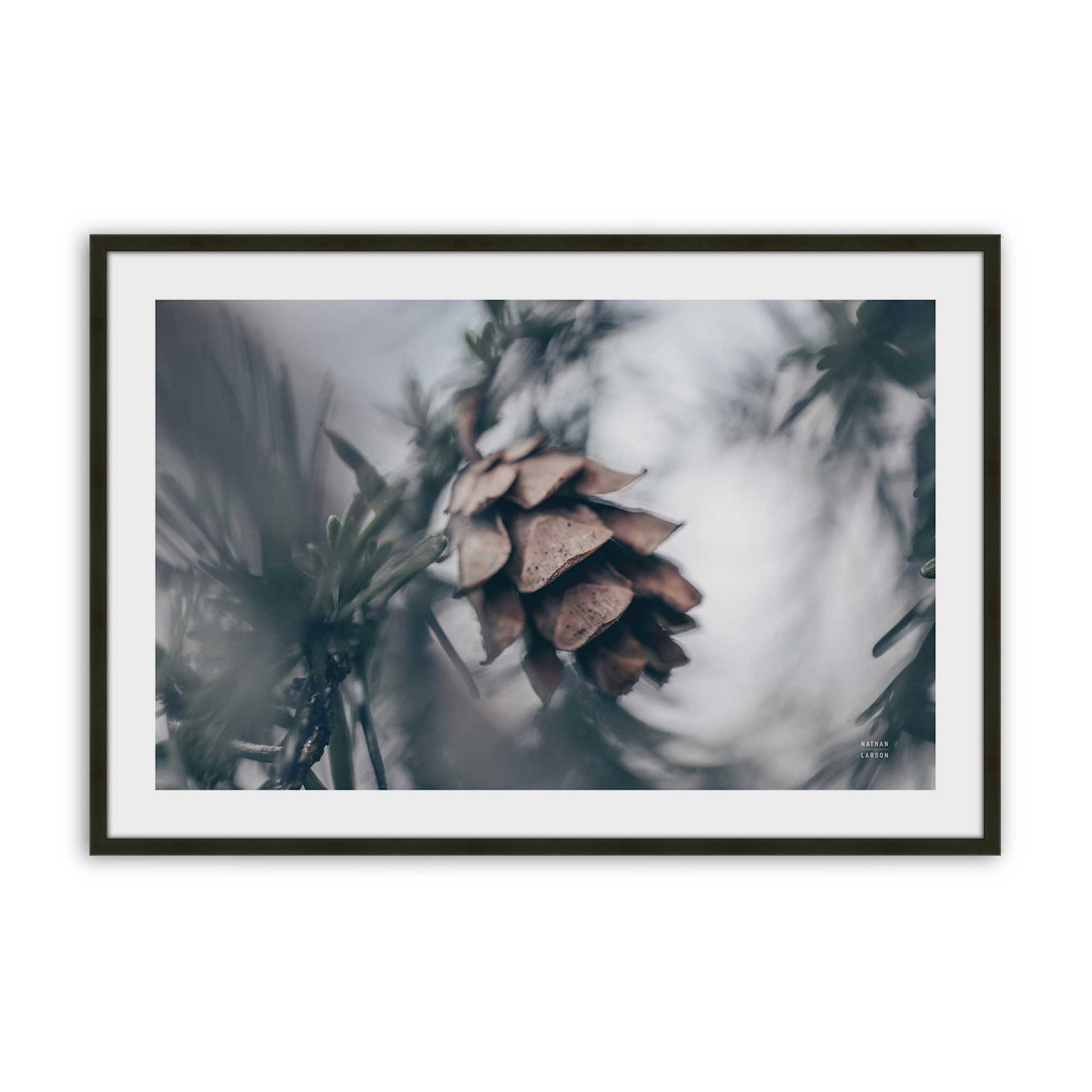 [Color:Satin Black], Picture of art in a Satin Black frame