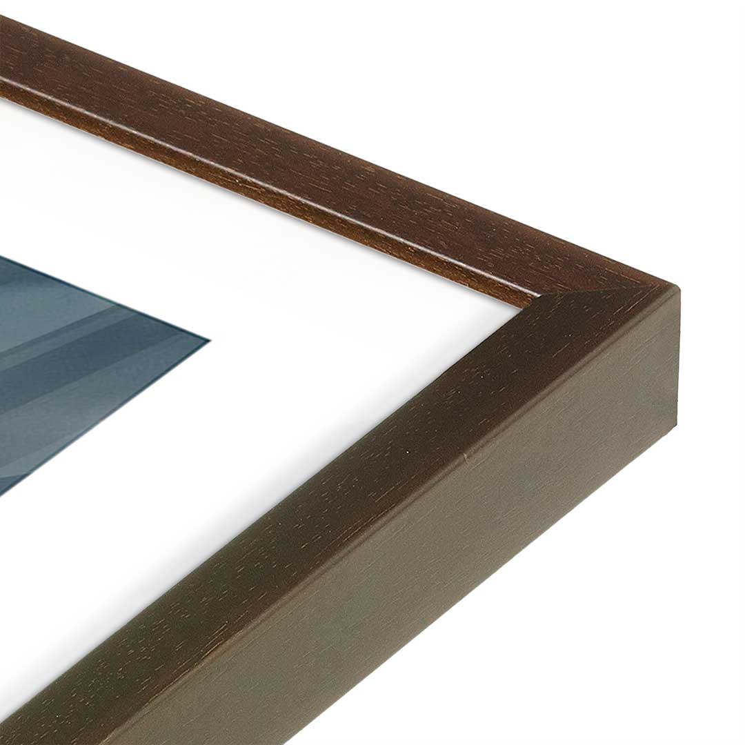 [Color:Belvinder Brown], Picture of art in a Belvinder Brown frame at an angle