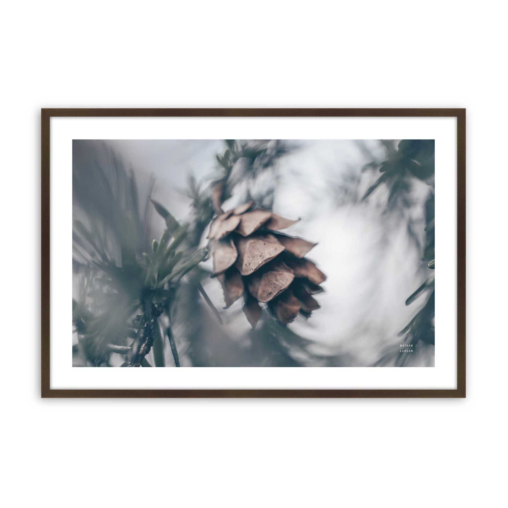 [Color:Belvinder Brown], Picture of art in a Belvinder Brown frame