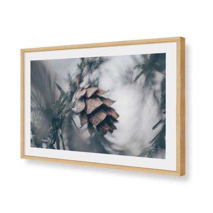 [Color:American Maple], Picture of art in a American Maple frame of the corner