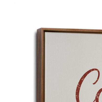 [Color:Walnut], Picture of art in a Walnut frame at an angle