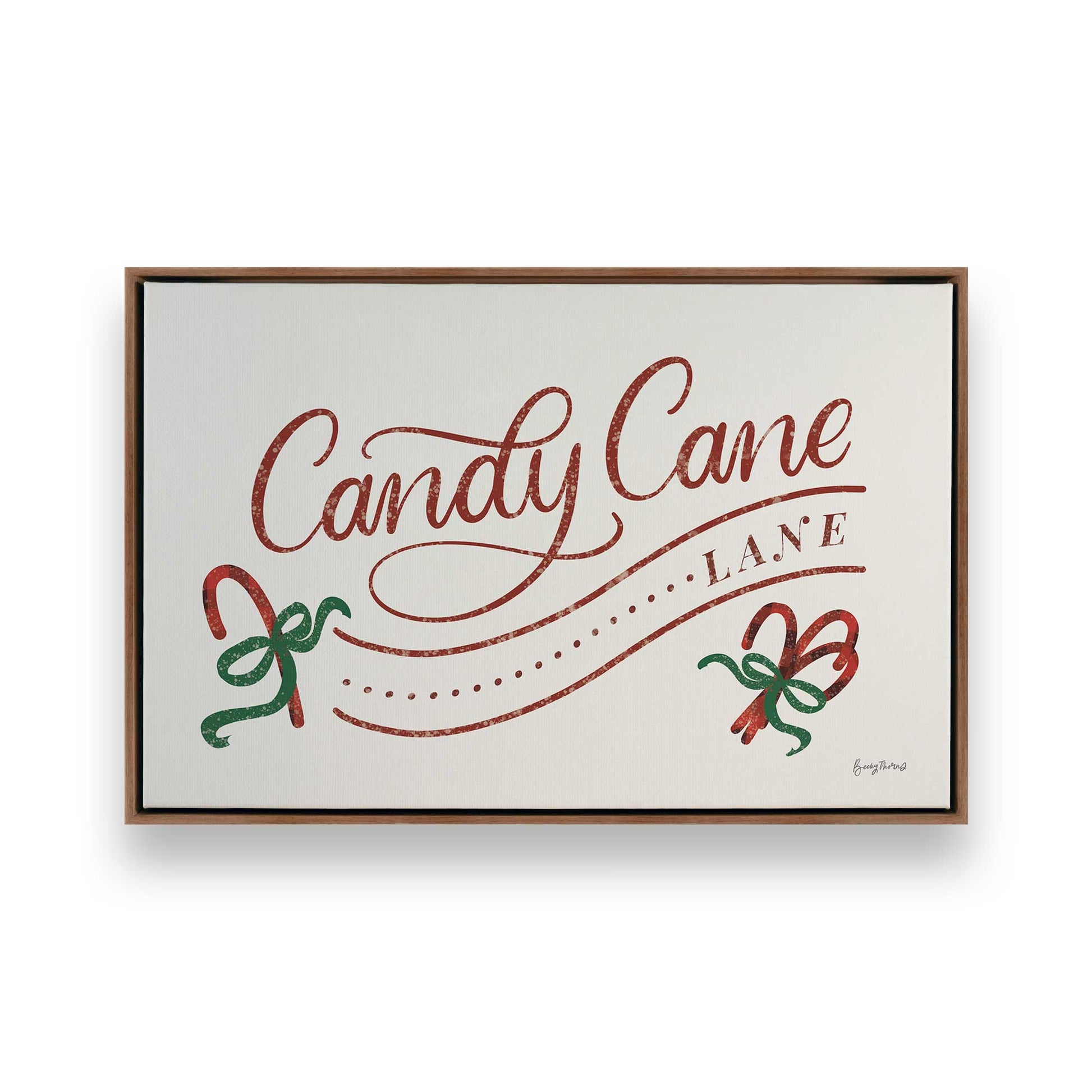 [Color:Walnut], Picture of art in a Walnut frame