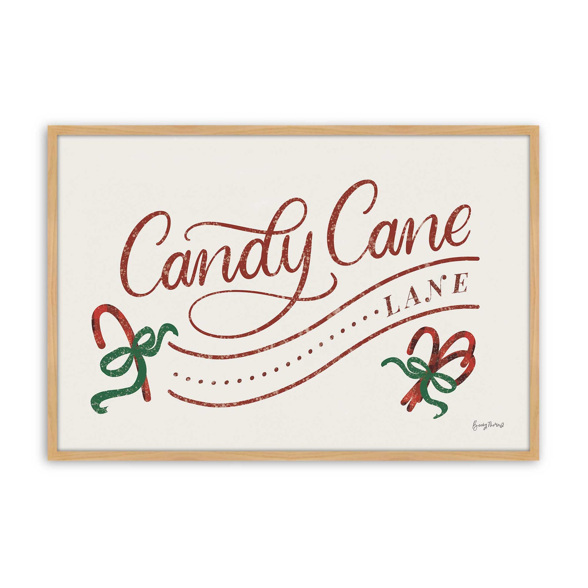 [Color:American Maple], Picture of art in a American Maple frame