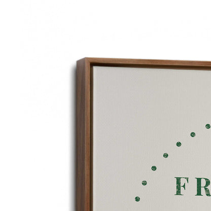 [Color:Walnut], Picture of art in a Walnut frame at an angle