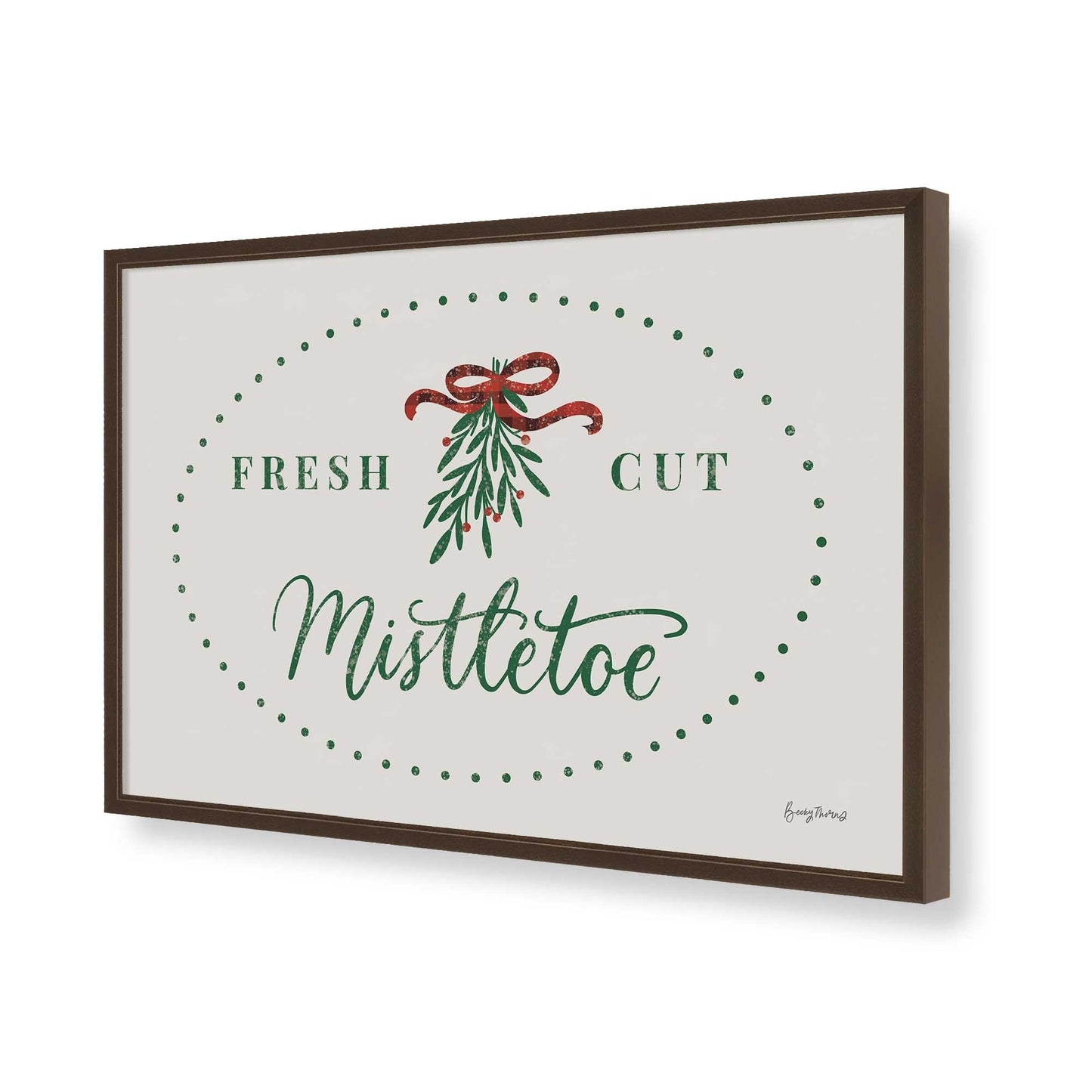 [Color:Belvinder Brown], Picture of art in a Belvinder Brown frame of the corner