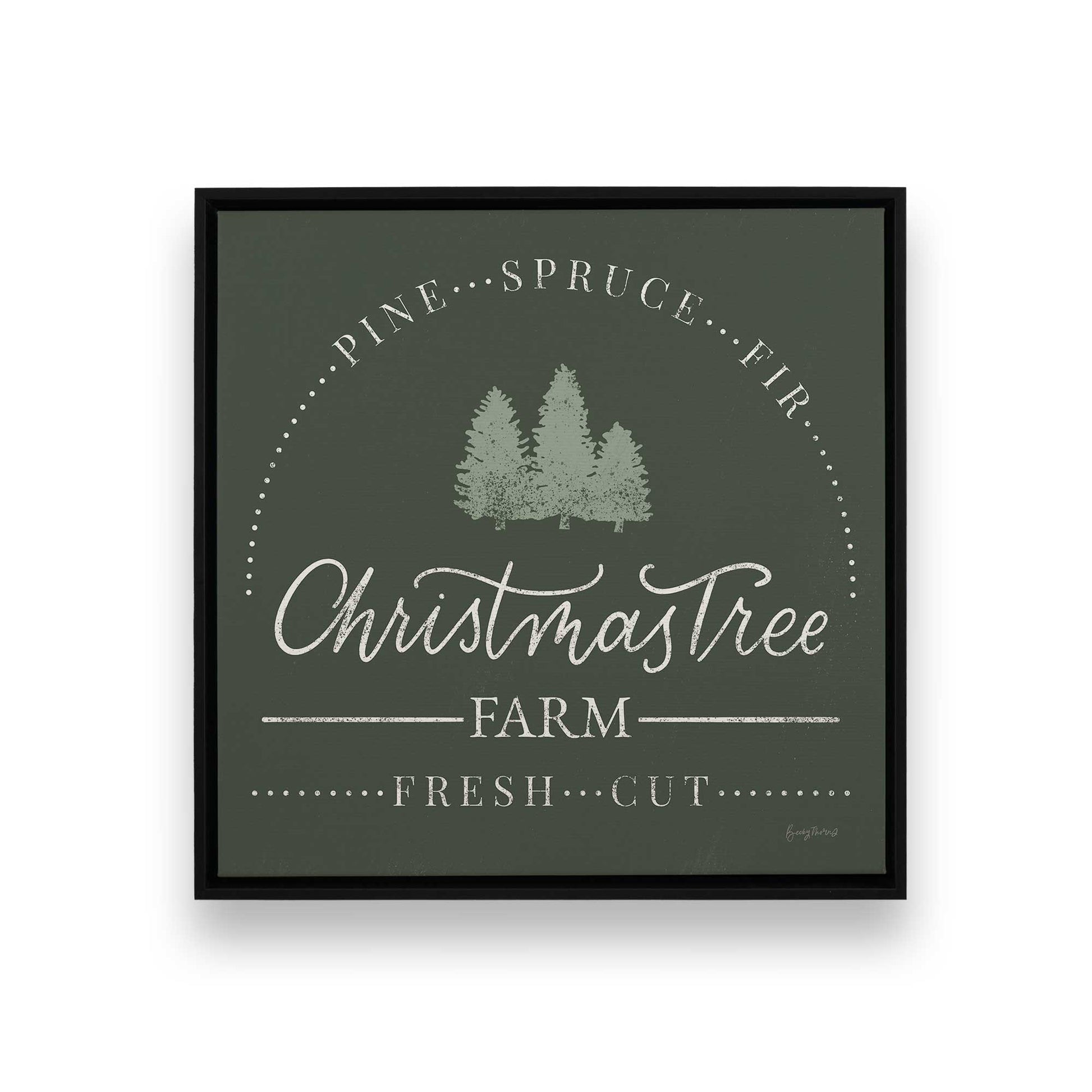 [Color:Satin Black], Picture of art in a Satin Black frame