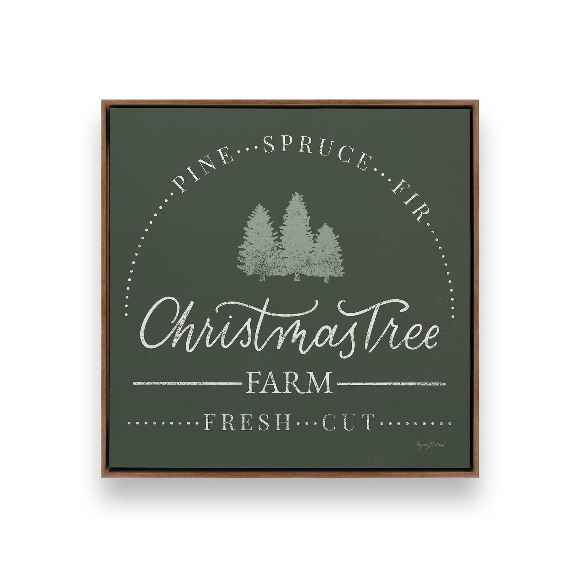 [Color:Walnut], Picture of art in a Walnut frame