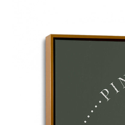 [Color:Polished Gold], Picture of art in a Polished Gold frame at an angle