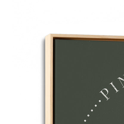 [Color:American Maple], Picture of art in a American Maple frame at an angle