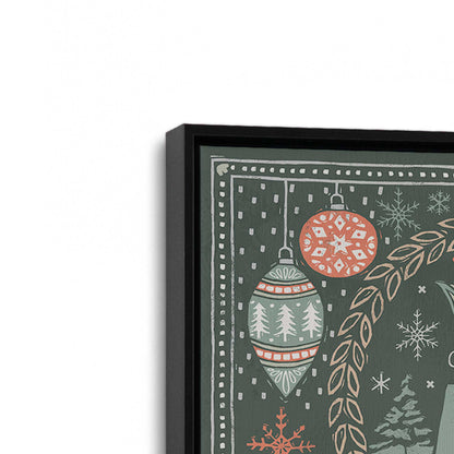 [Color:Satin Black], Picture of art in a Satin Black frame at an angle