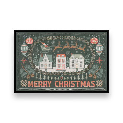 [Color:Satin Black], Picture of art in a Satin Black frame