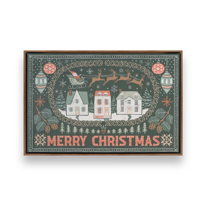 [Color:Walnut], Picture of art in a Walnut frame