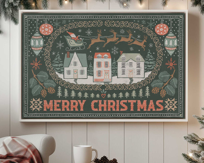 Merry Christmas Tapistry Art