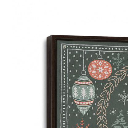 [Color:Espresso], Picture of art in a Espresso frame at an angle