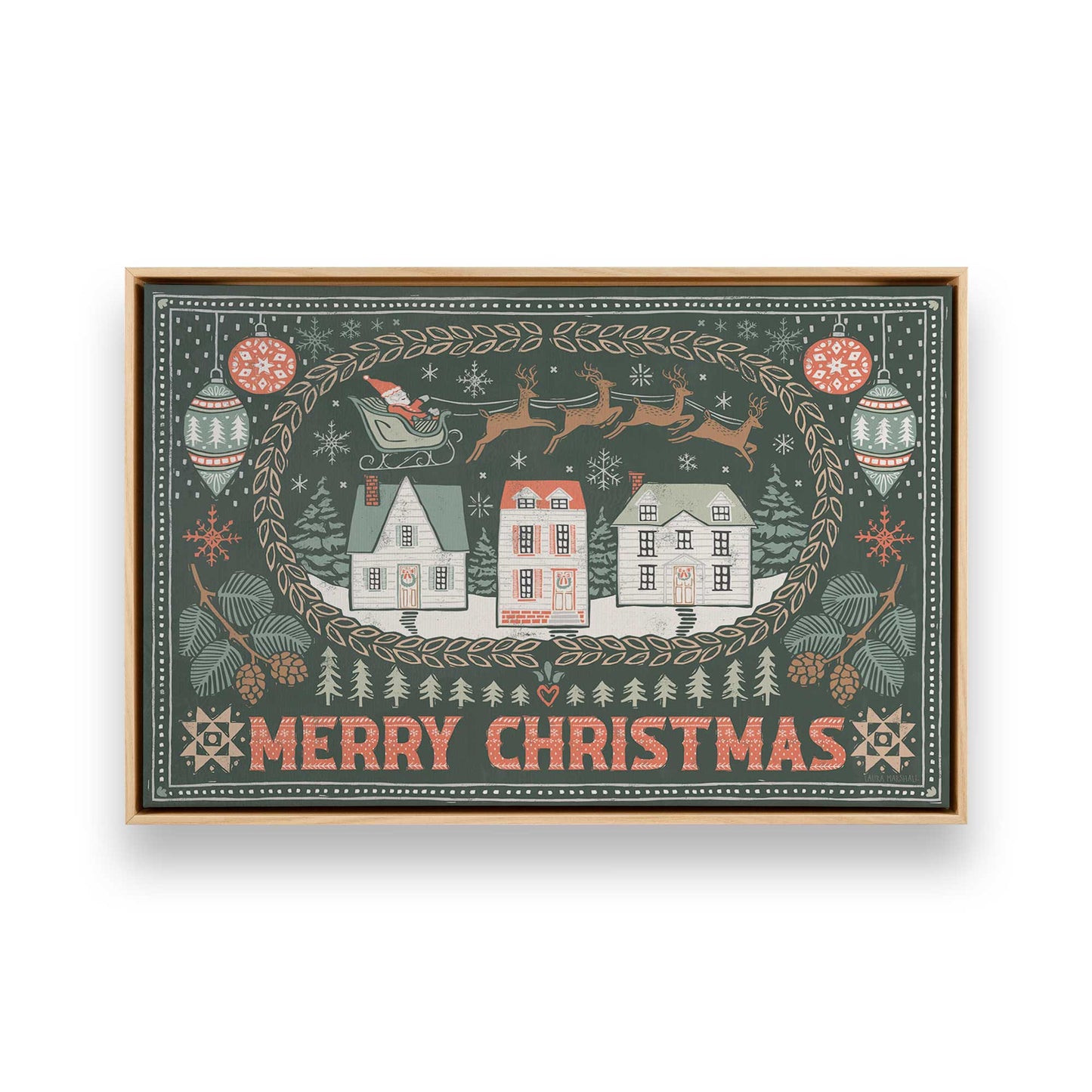 [Color:American Maple], Picture of art in a American Maple frame