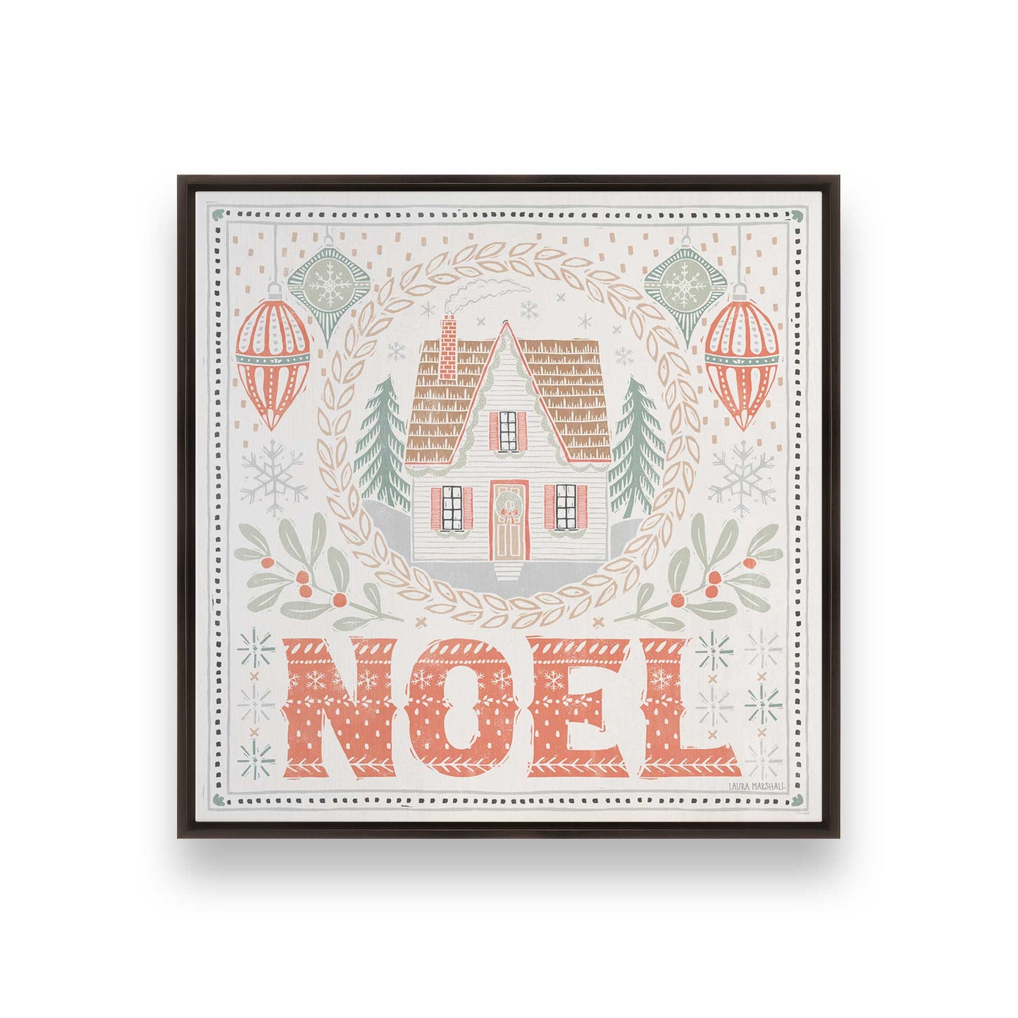 [Color:Espresso], Picture of art in a Espresso frame