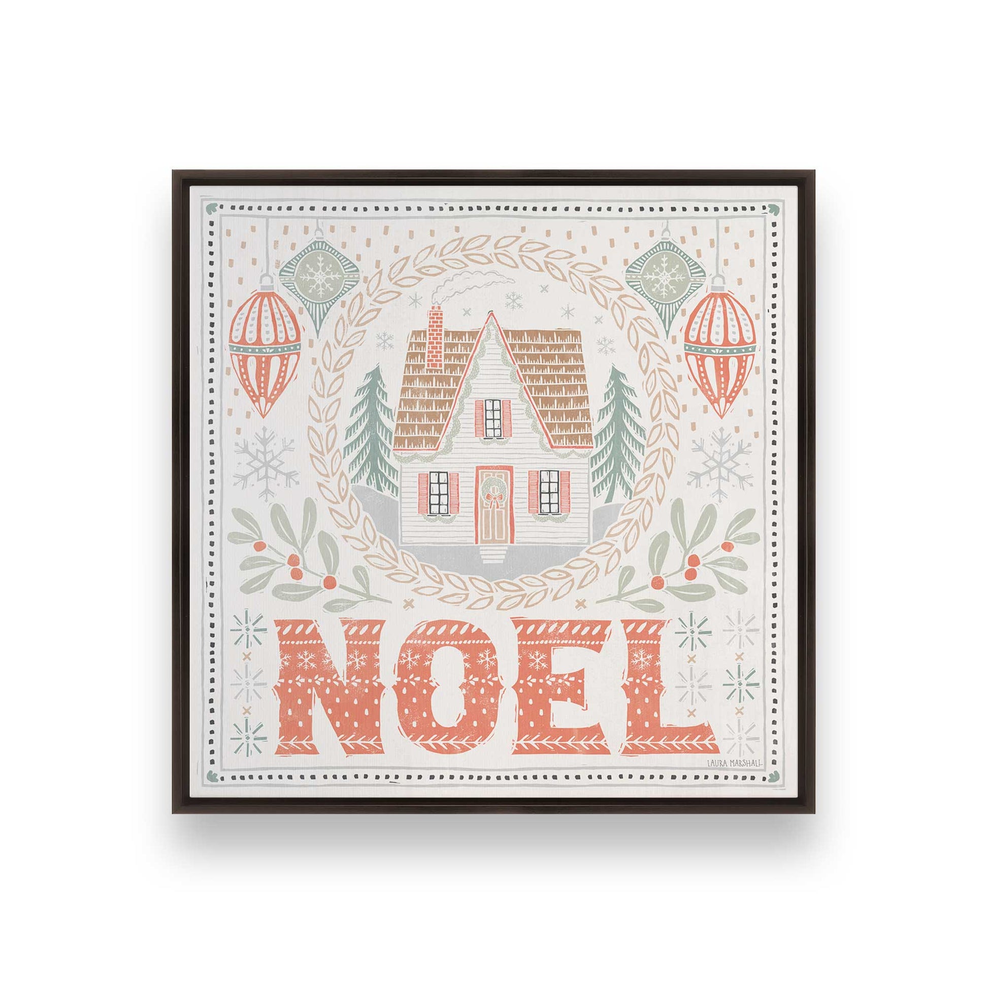 [Color:Espresso], Picture of art in an Espresso frame