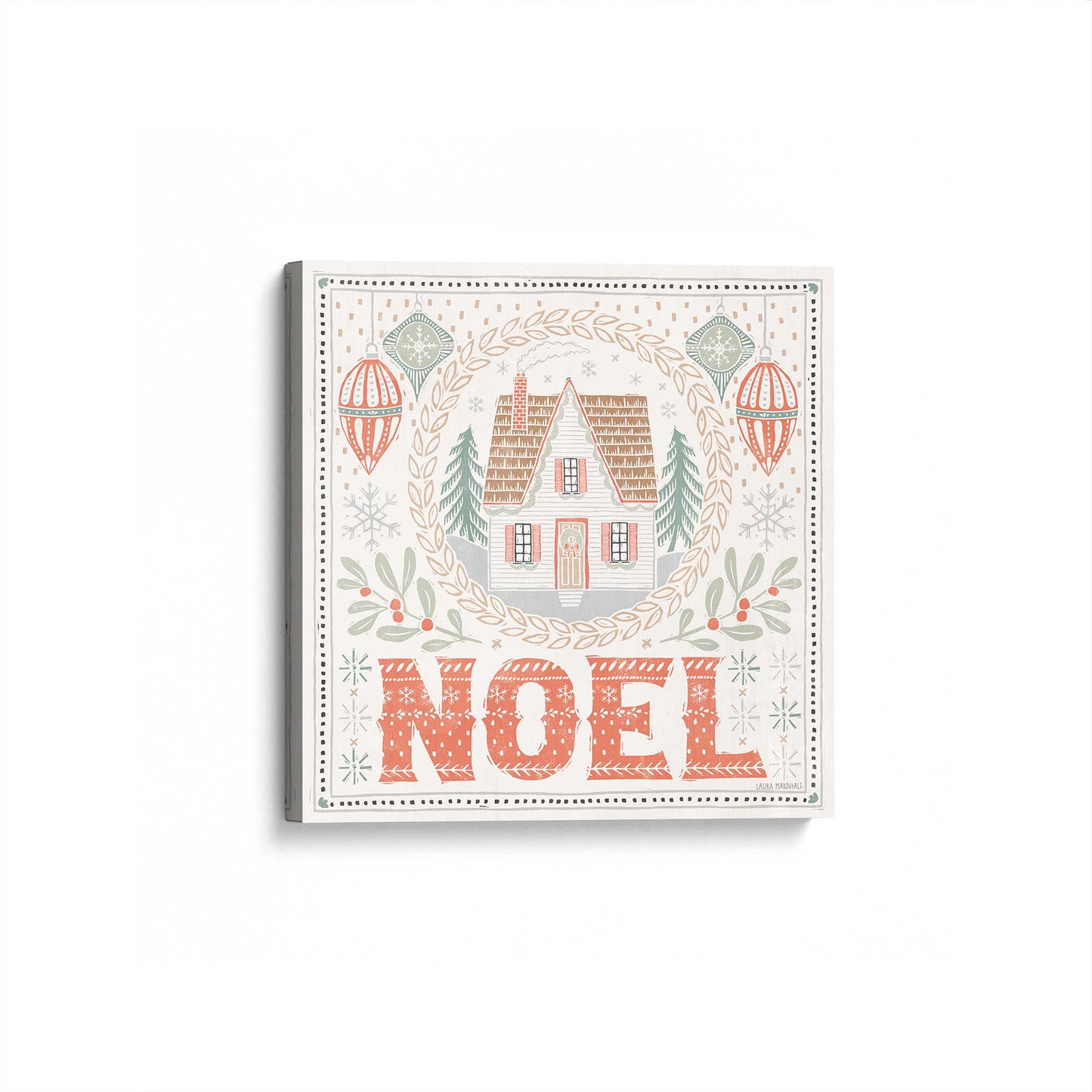 [Color:Stretched Canvas], Picture of art at an angle