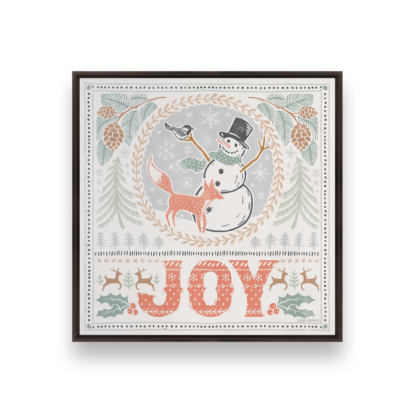 [Color:Espresso], Picture of art in a Espresso frame