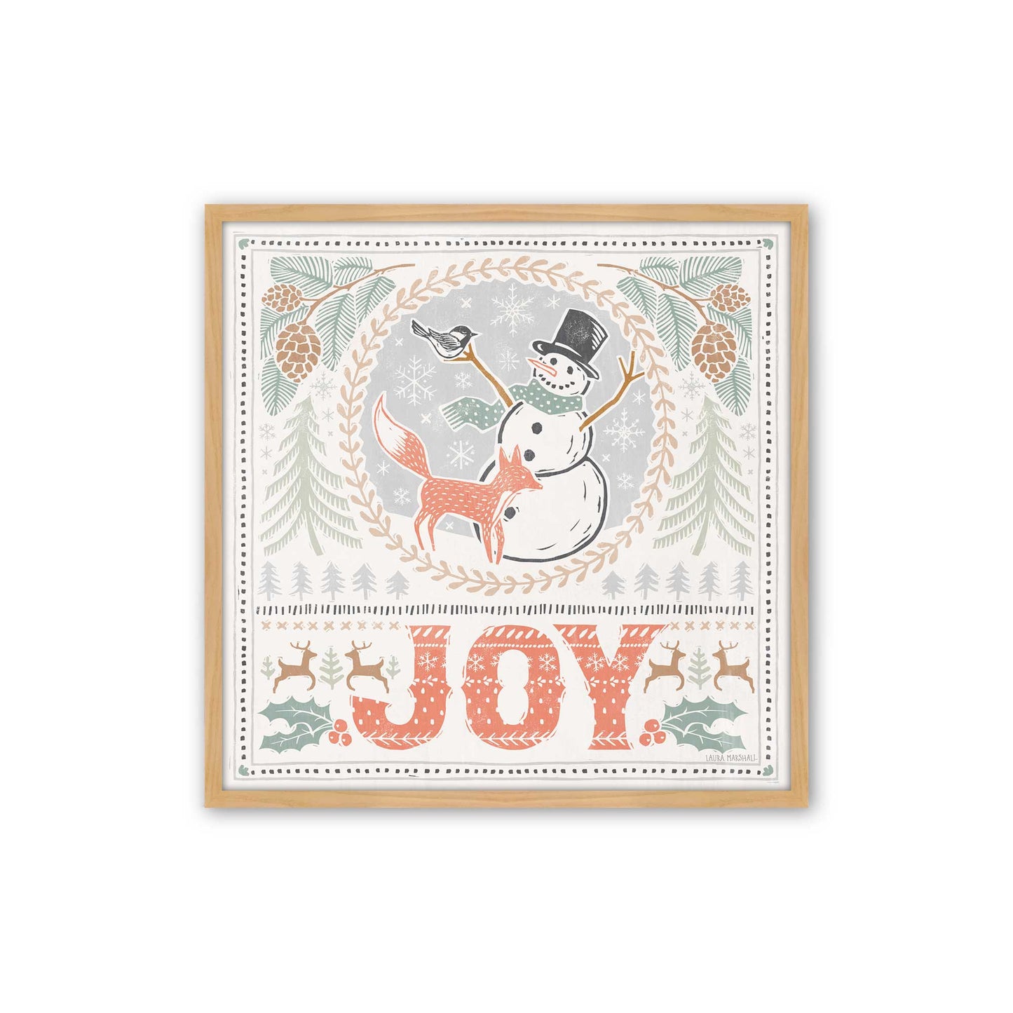 [Color:American Maple], Picture of art in an American Maple frame