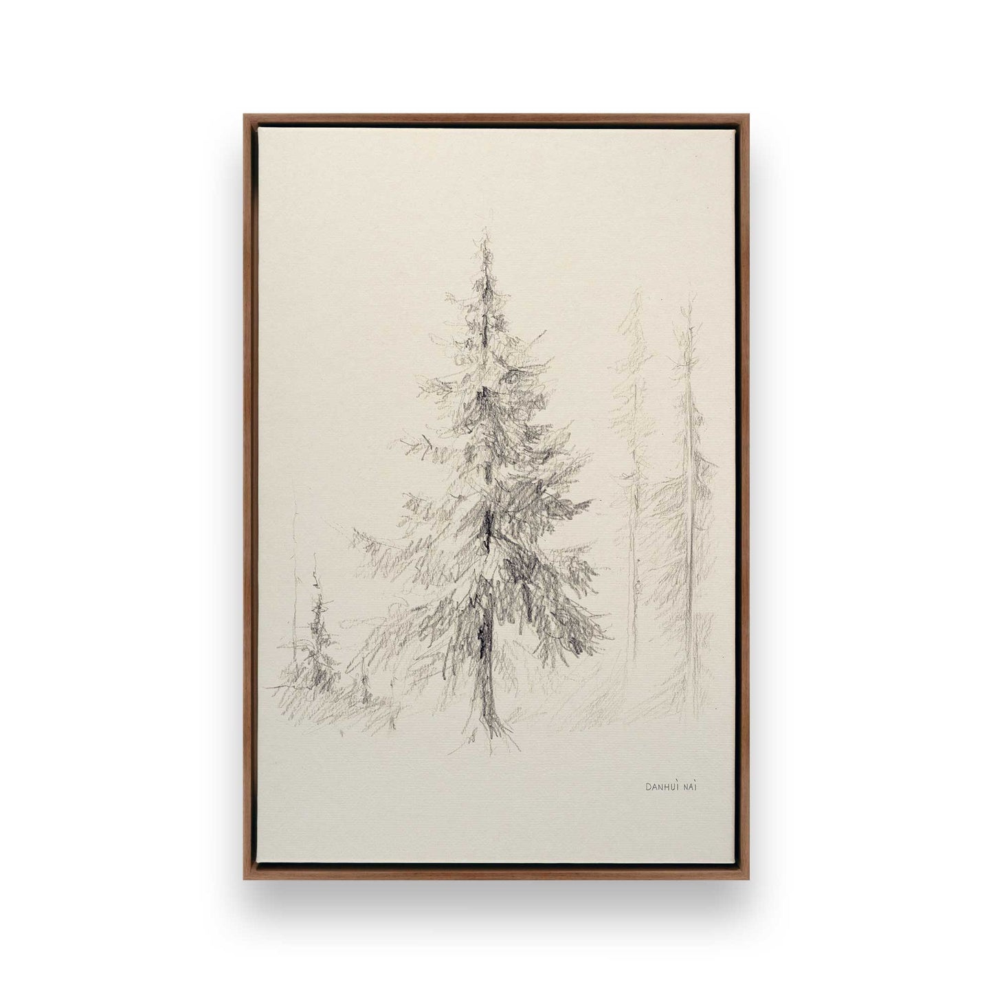 [Color:Walnut], Picture of art in a Walnut frame