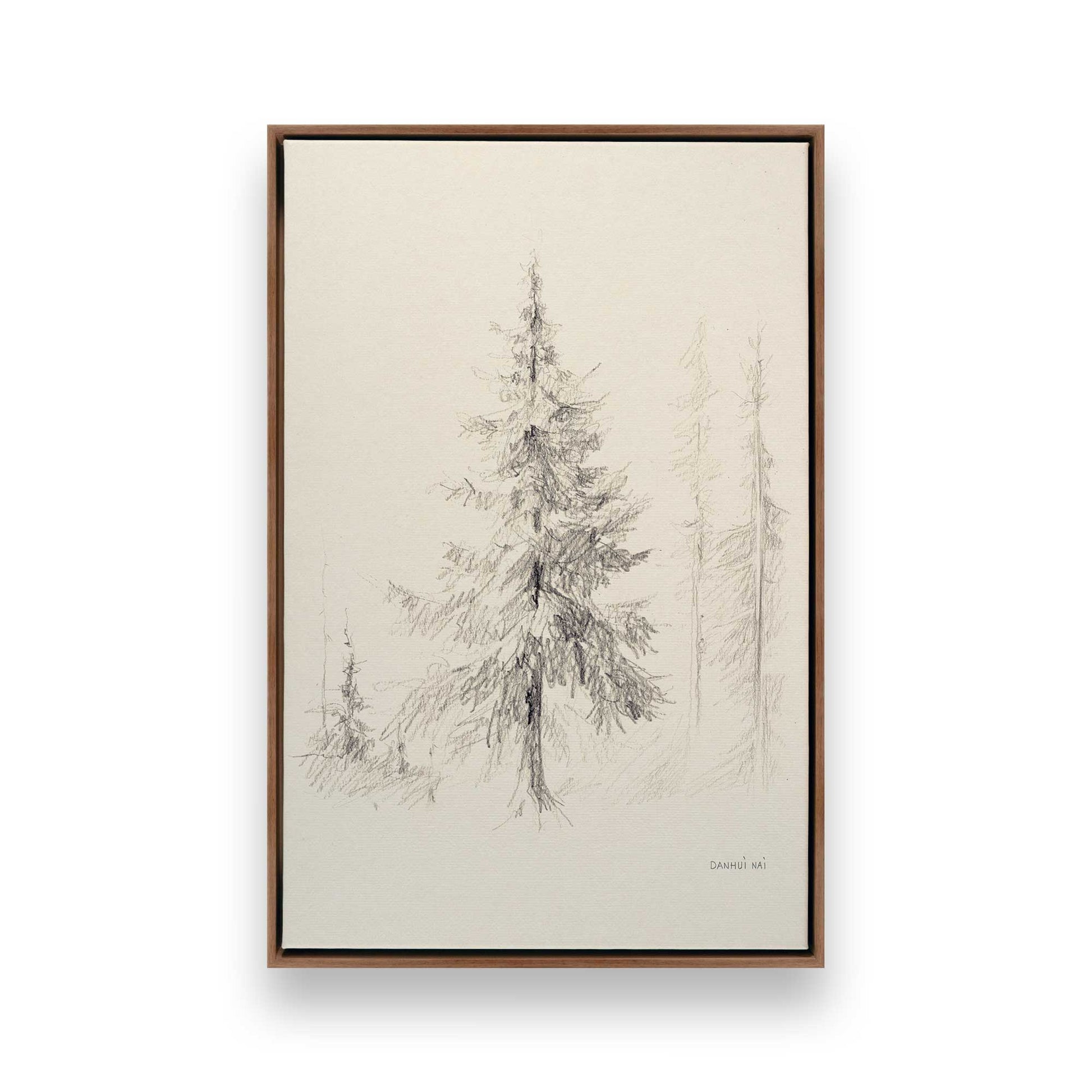 [Color:Walnut], Picture of art in a Walnut frame