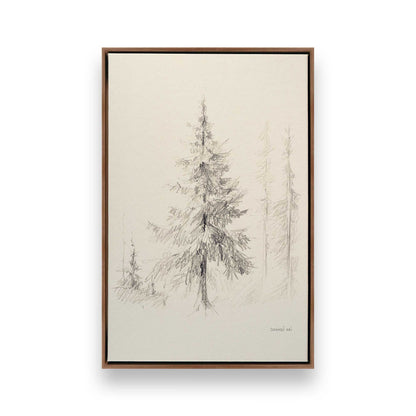 [Color:Walnut], Picture of art in a Walnut frame