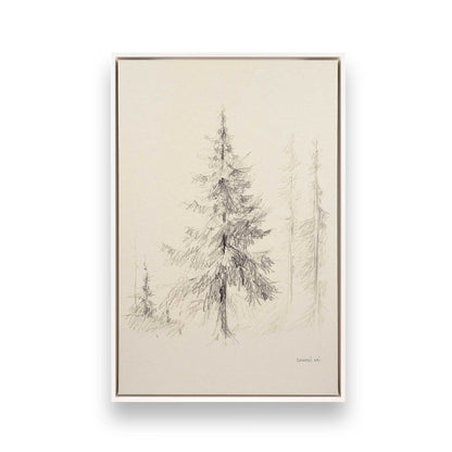 [Color:Opaque White], Picture of art in a White frame