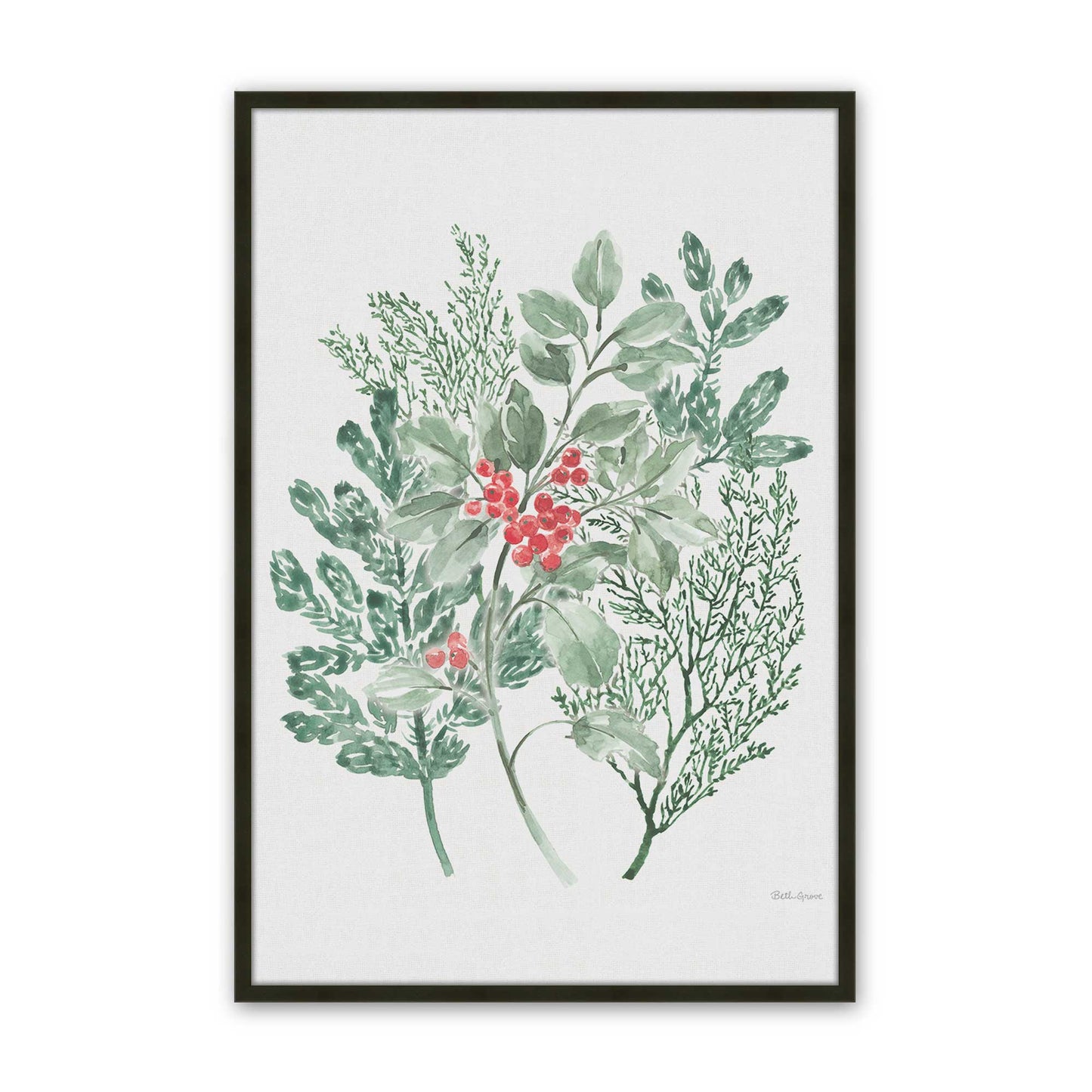 [Color:Satin Black], Picture of art in a Satin Black frame