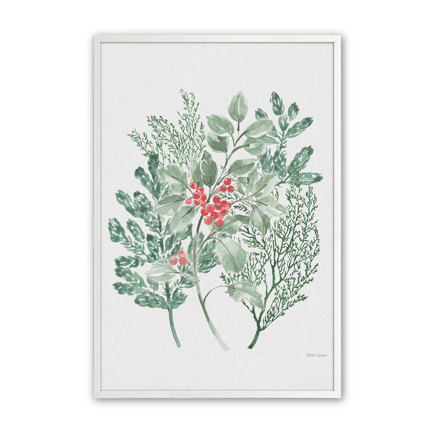 [Color:Opaque White], Picture of art in a Opaque White frame