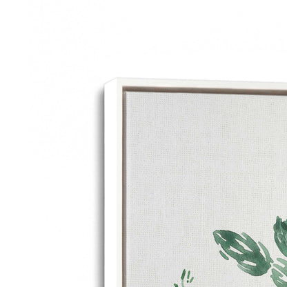 [Color:Opaque White], Picture of art in a White frame at an angle