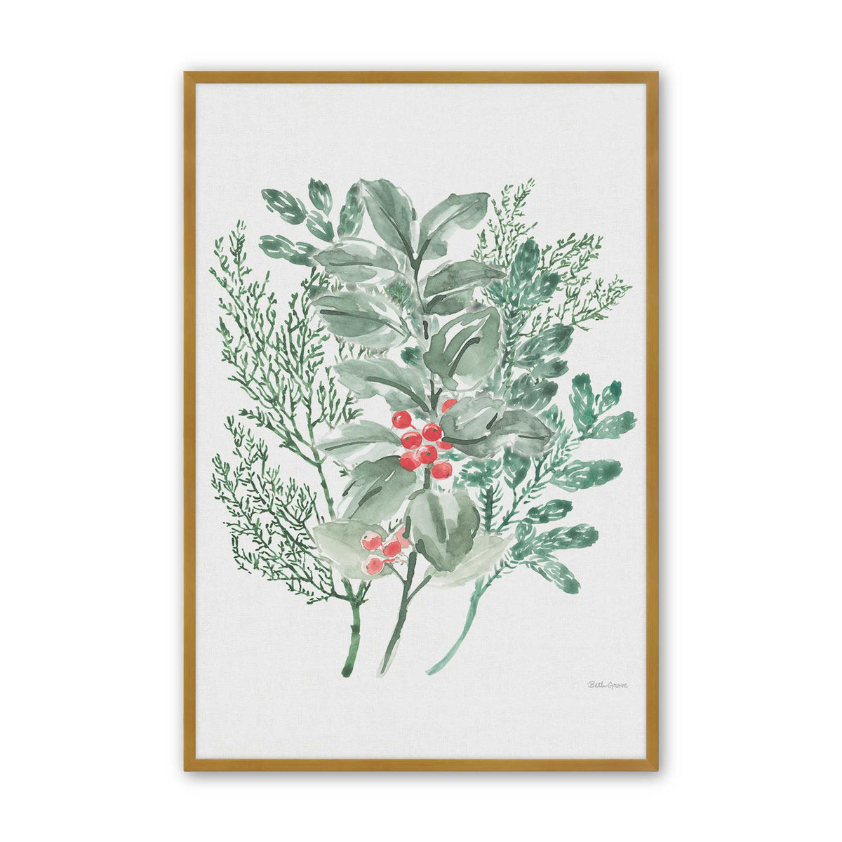 [Color:Polished Gold], Picture of art in a Polished Gold frame
