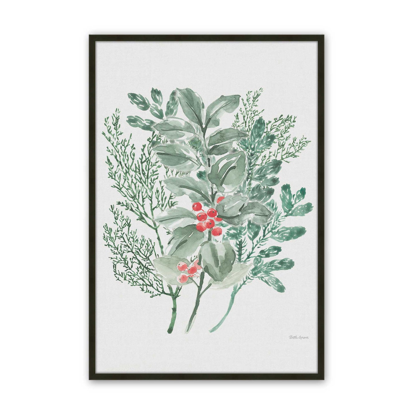 [Color:Satin Black], Picture of art in a Satin Black frame