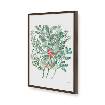 [Color:Brown], Picture of art in a Brown frame of the corner