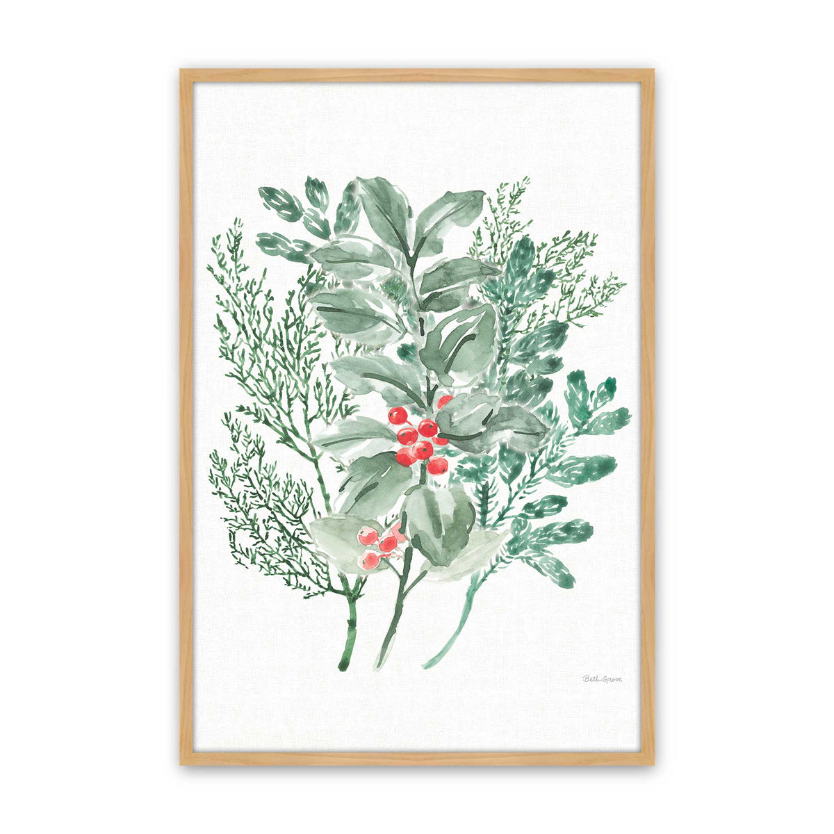 [Color:American Maple], Picture of art in a American Maple frame