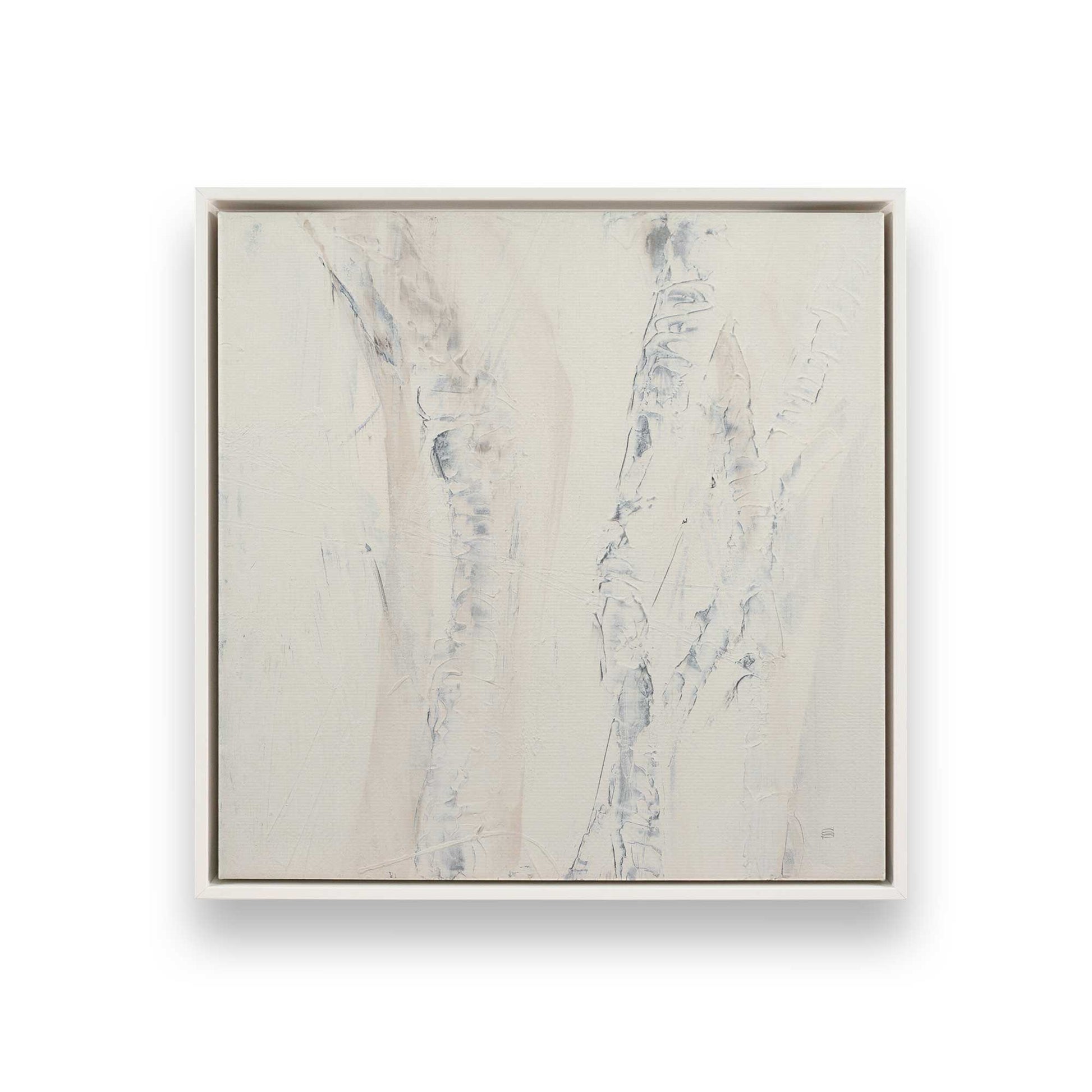 [Color:Opaque White], Picture of art in a White frame
