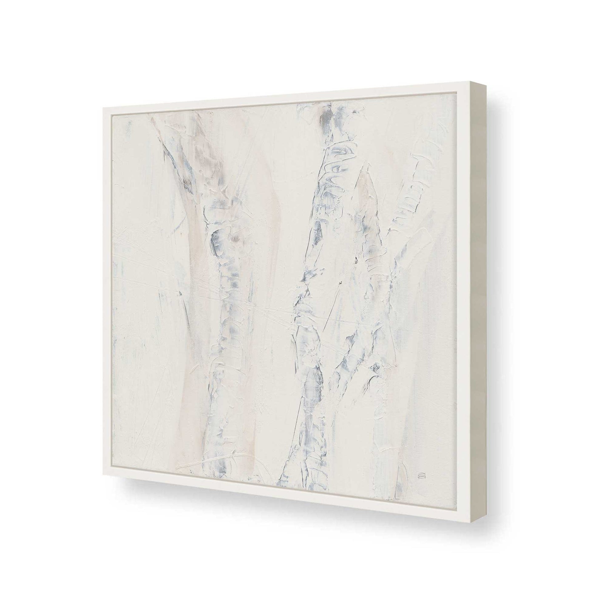 [Color:Opaque White], Picture of art in a Opaque White frame of the corner