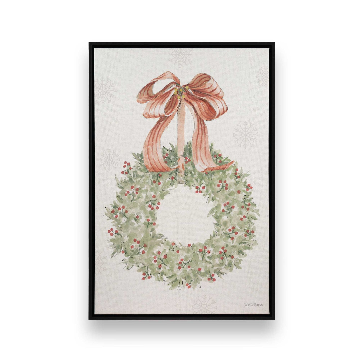 [Color:Satin Black], Picture of art in a Satin Black frame