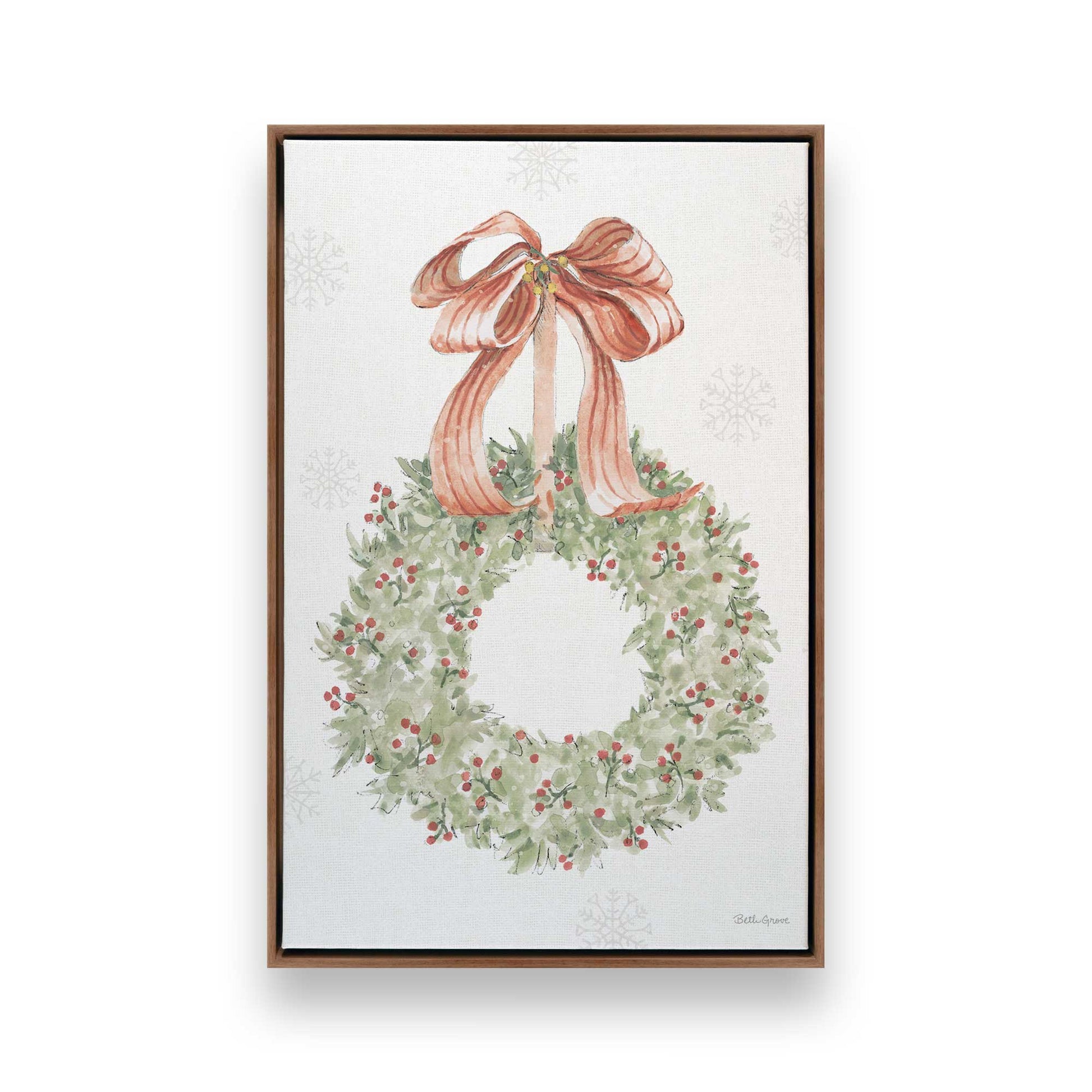 [Color:Walnut], Picture of art in a Walnut frame