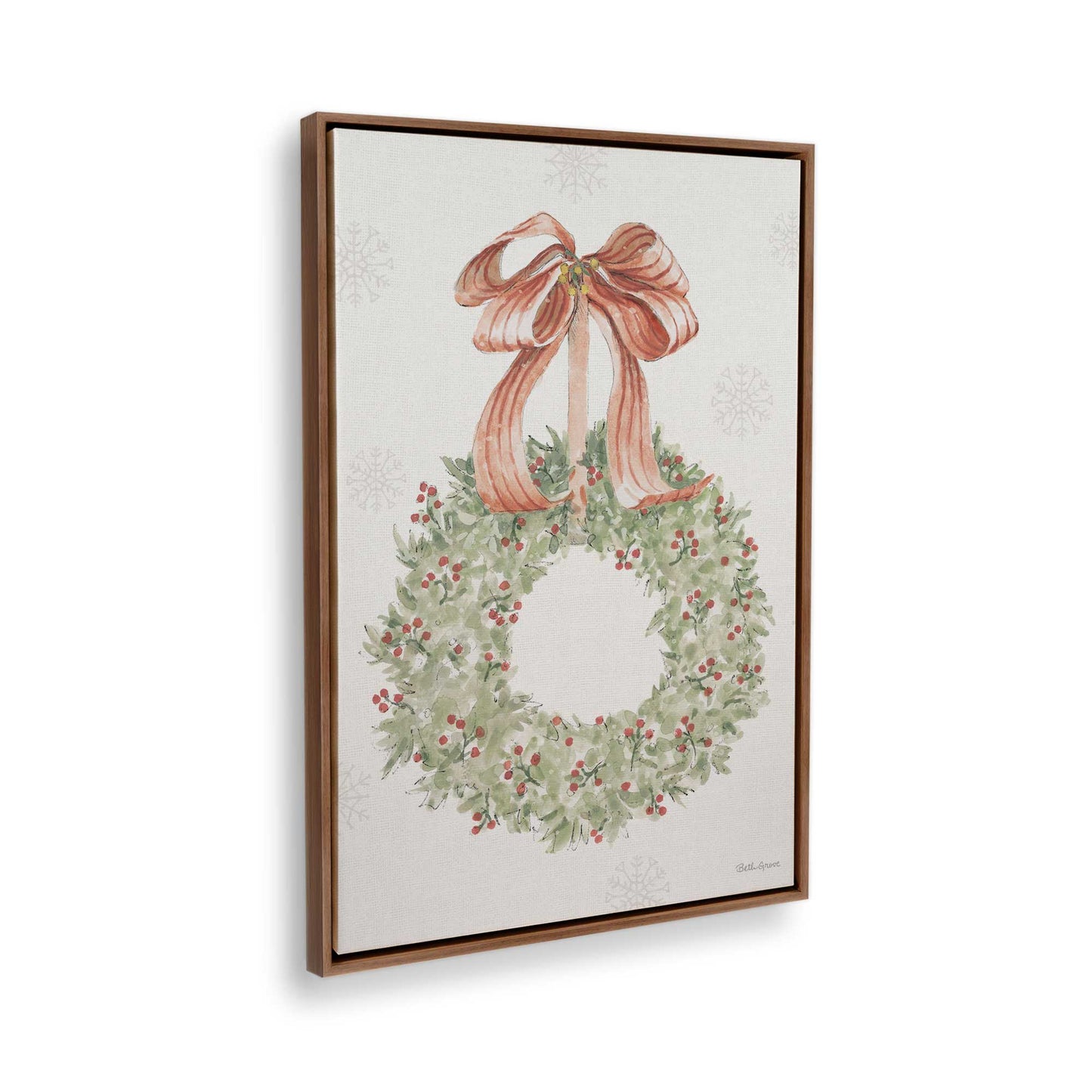 [Color:Walnut], Picture of the corner of the art