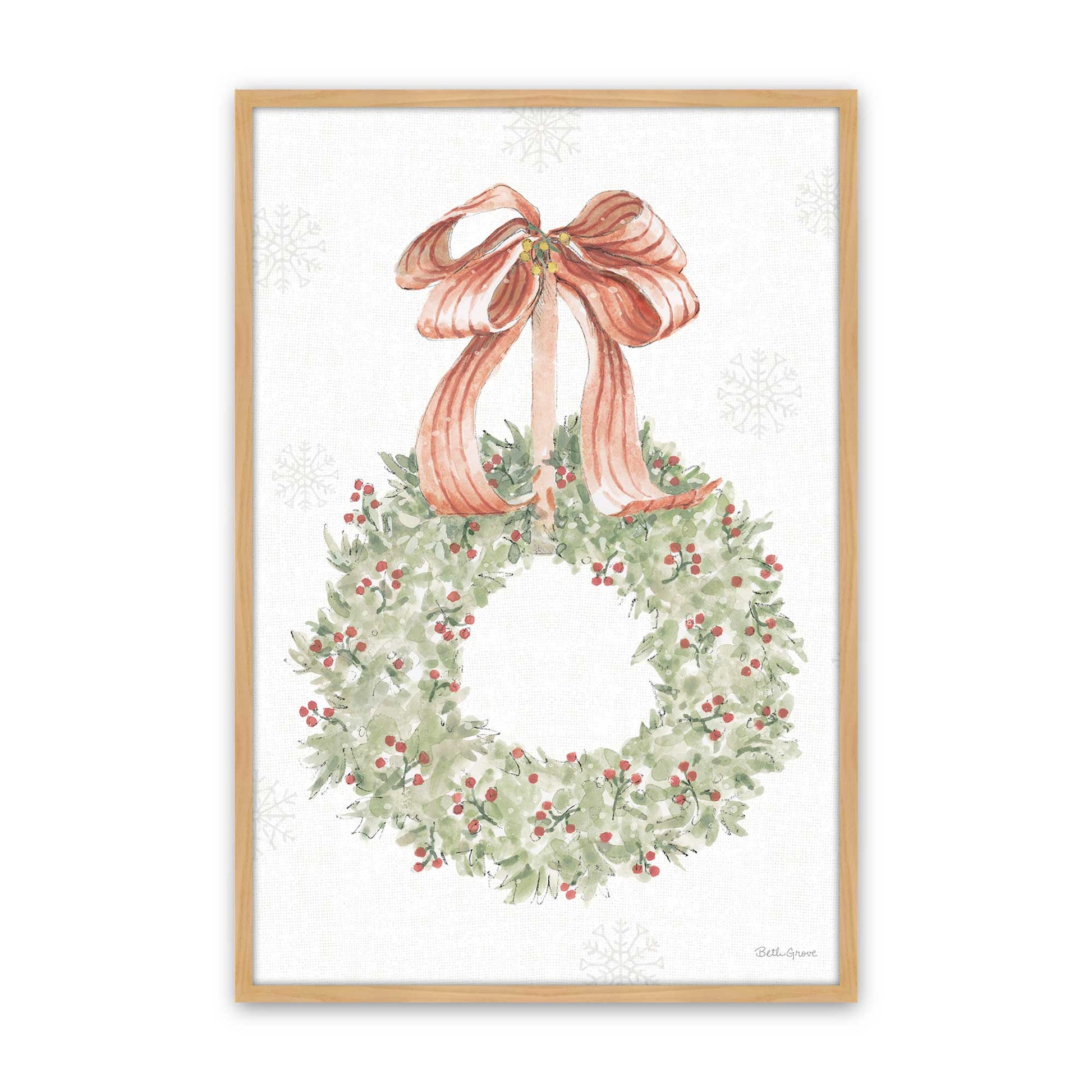 [Color:American Maple], Picture of art in a American Maple frame