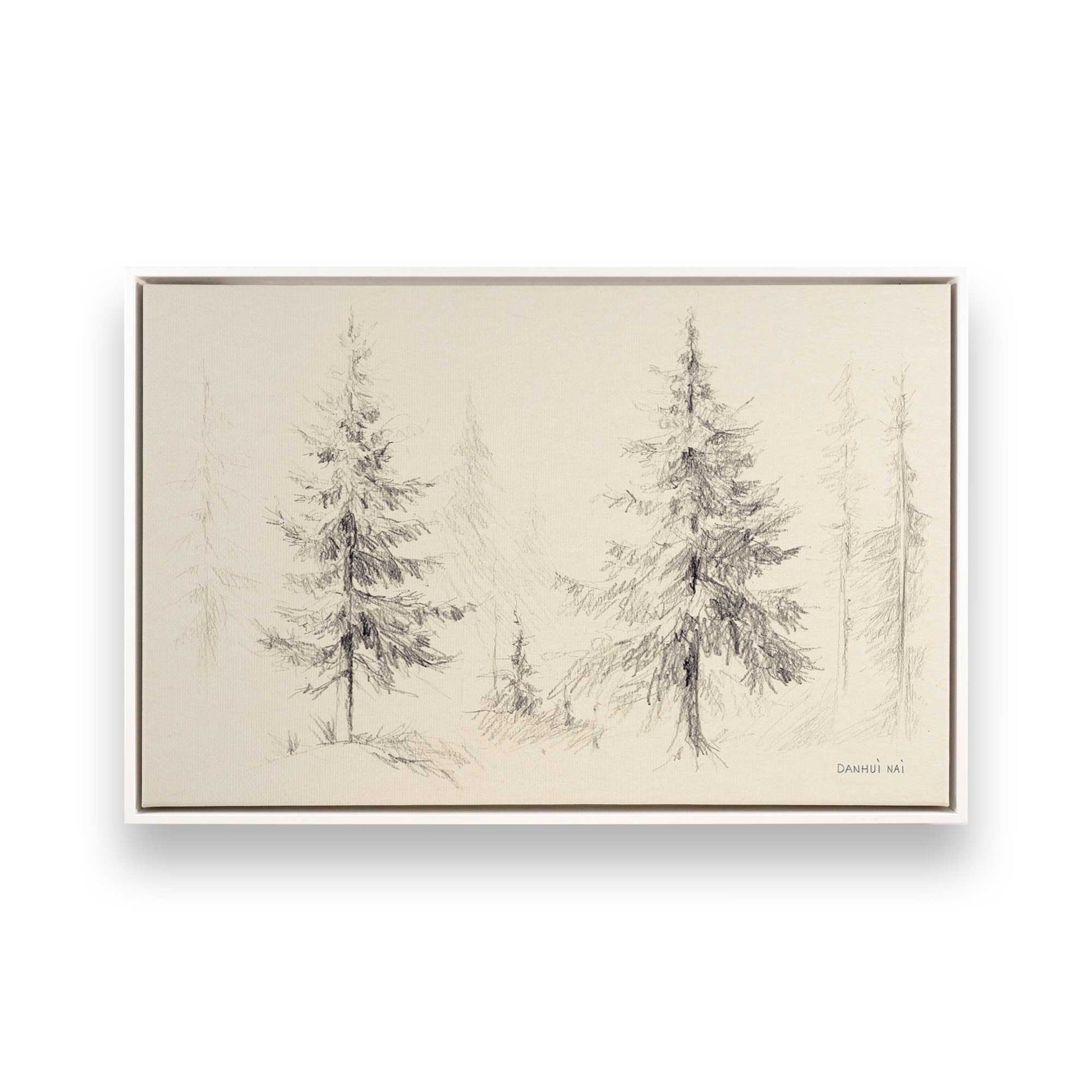 [Color:Opaque White], Picture of art in a White frame